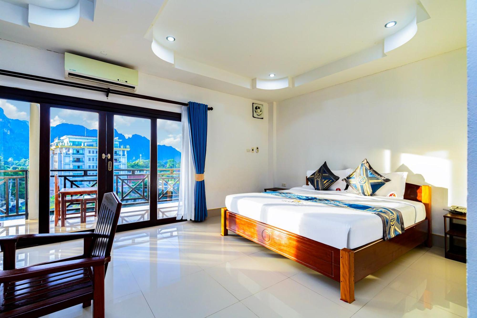Lisha The Grand Riverside Hotel Ванг Виенг Екстериор снимка